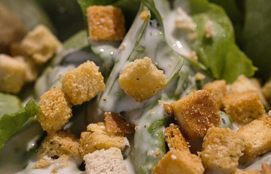 Croutons for the dish