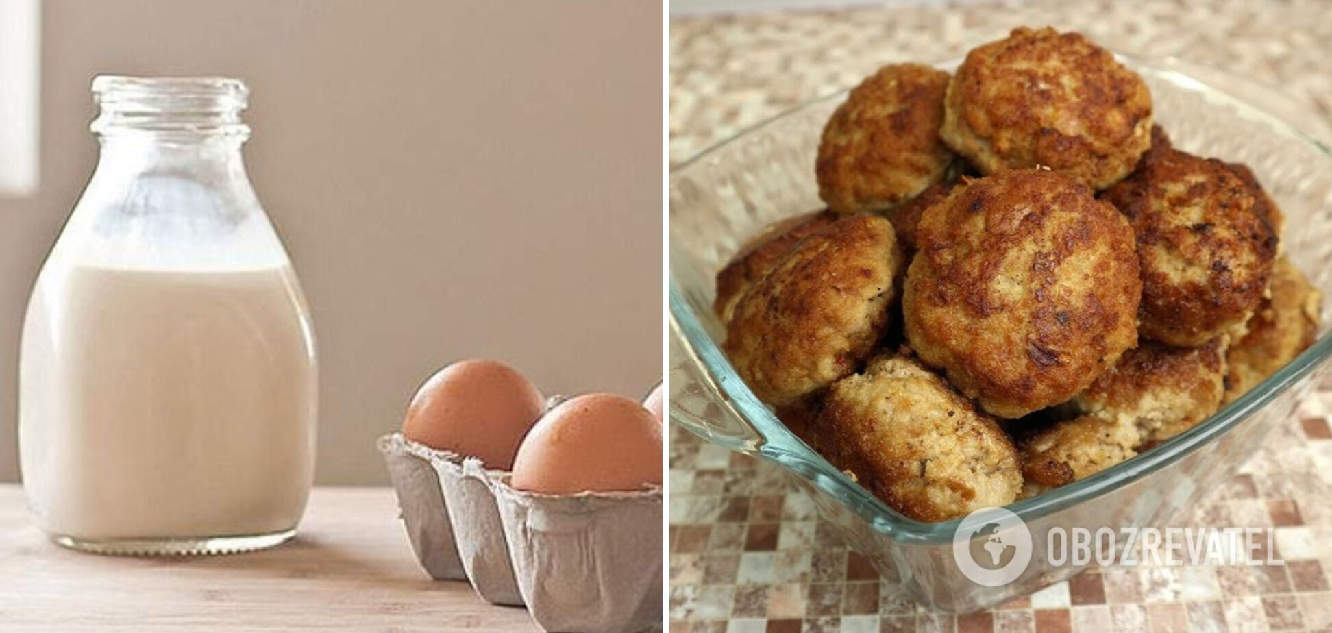 Can eggs and milk be added to cutlets