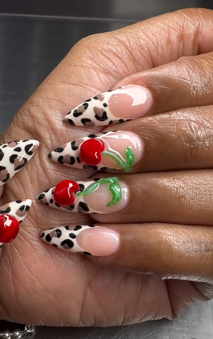 Fruit manicure. 10 ideas for women who like to look bright