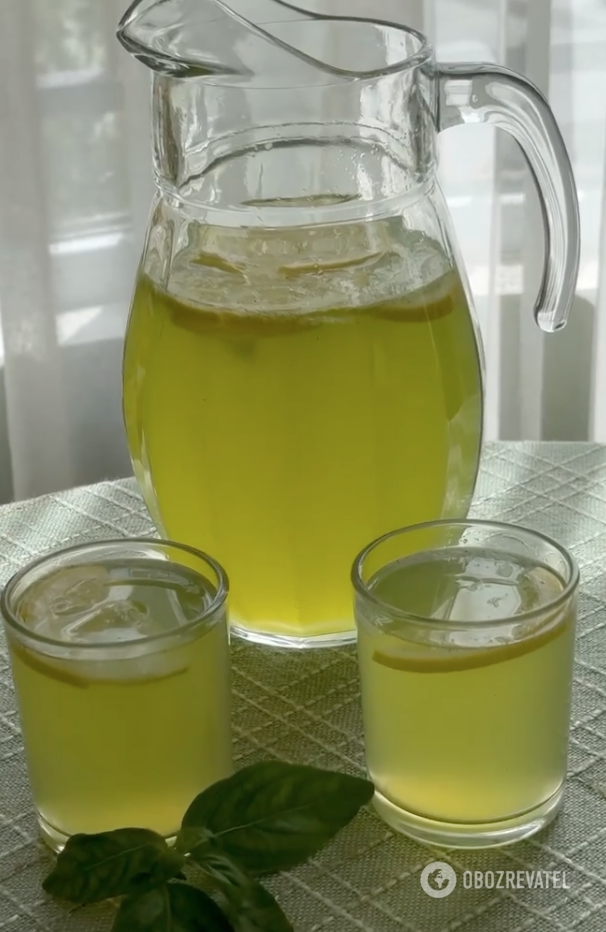 Delicious homemade lemonade