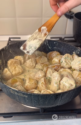 New potatoes in sour cream sauce: how to cook the most delicious summer side dish