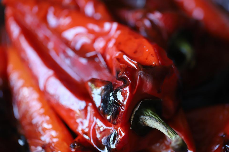 Roasted peppers
