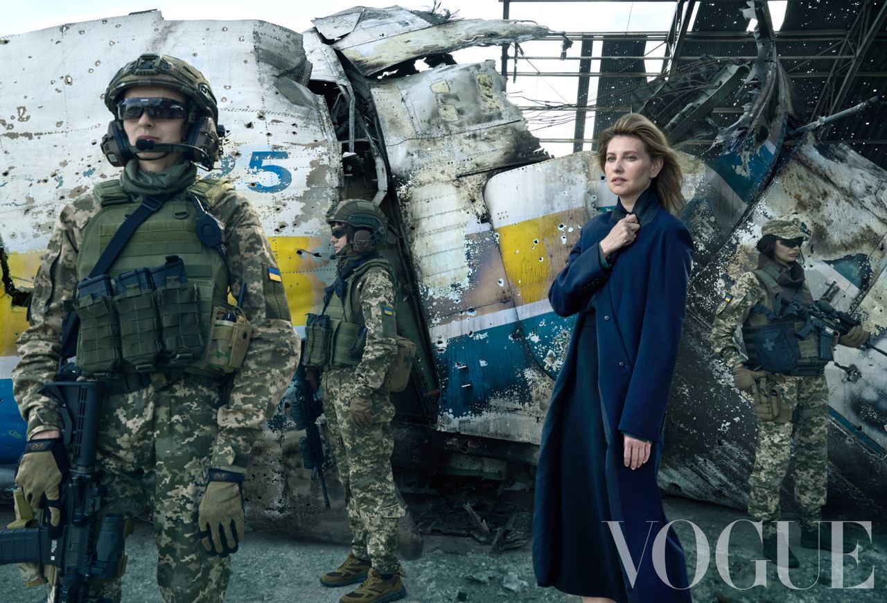 ''Glamorization of war''. Zelenska explains the scandalous photo shoot for Vogue that made a splash all over Ukraine