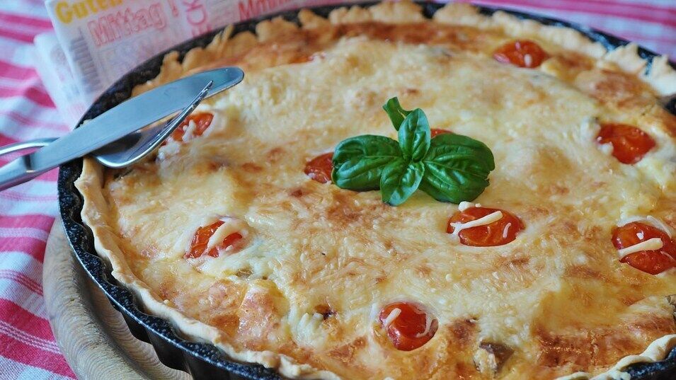 Salted kefir pie with kefir filling