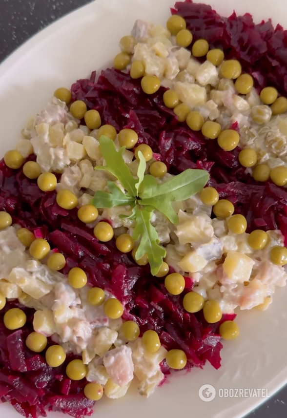 A delicious beetroot salad