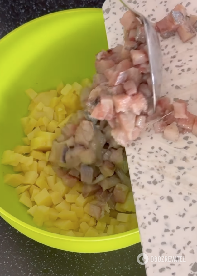 Herring for the dish