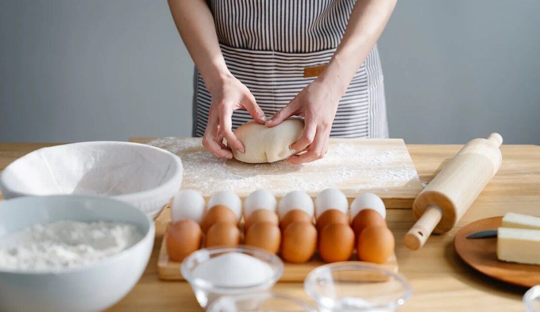 Yeast dough for buns