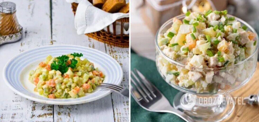 Olivier salad in a new way