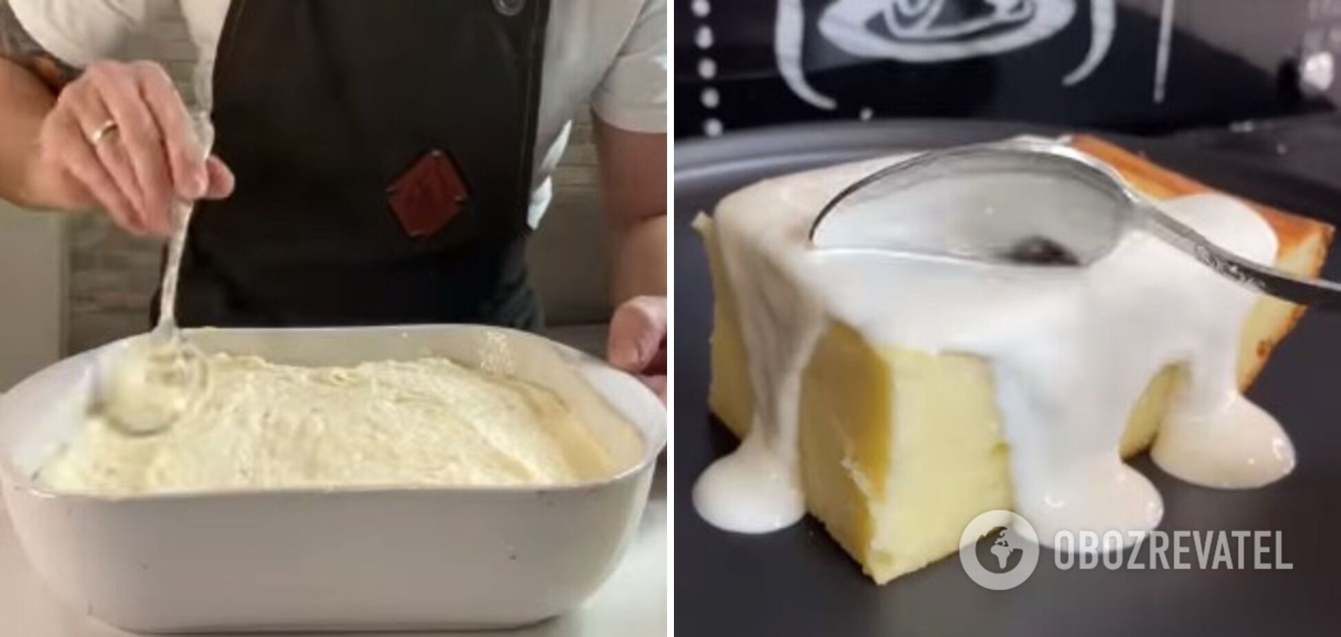 How to prepare the base for a cottage cheese casserole