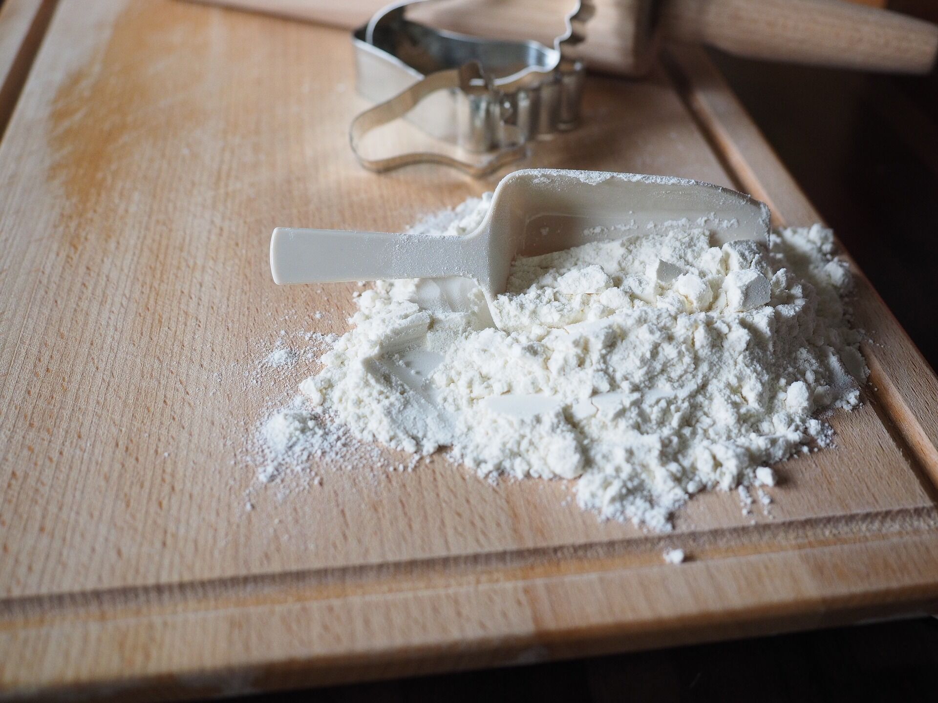 Flour for making pancakes