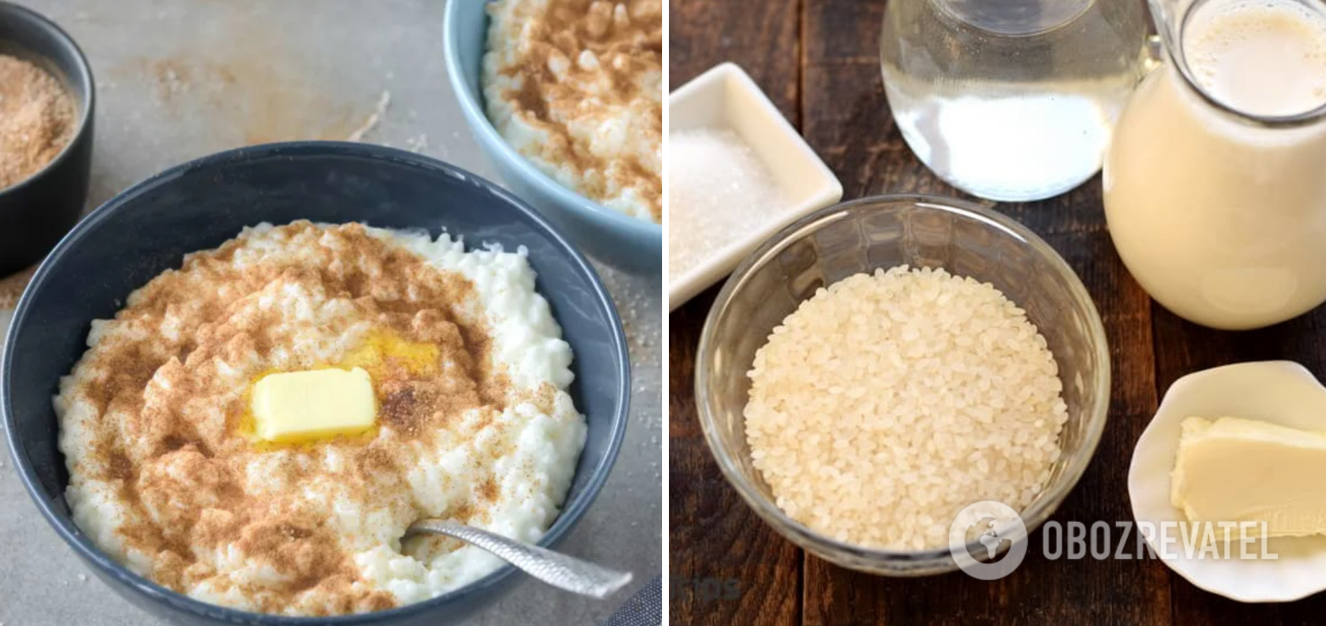 Rice porridge for breakfast