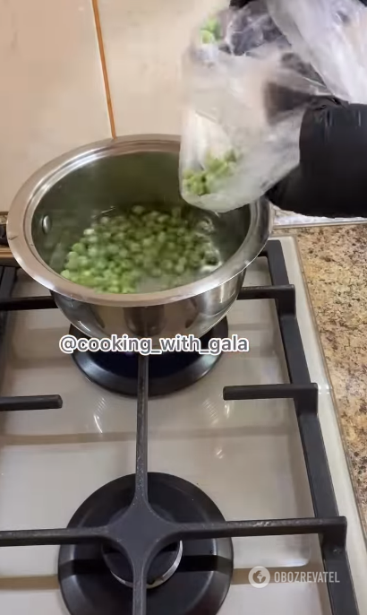 Peas for the dish