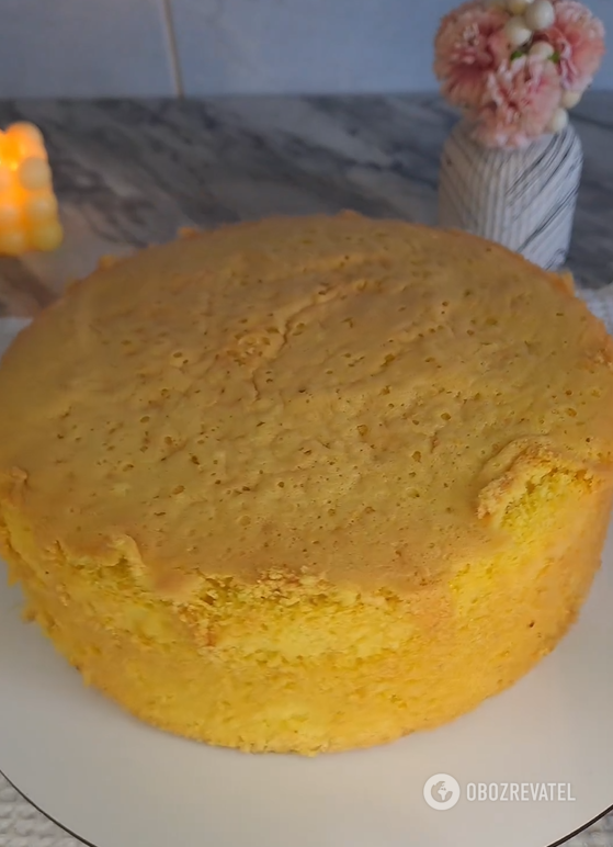 Sponge cake that will rise and be fluffy: how to prepare the dough correctly