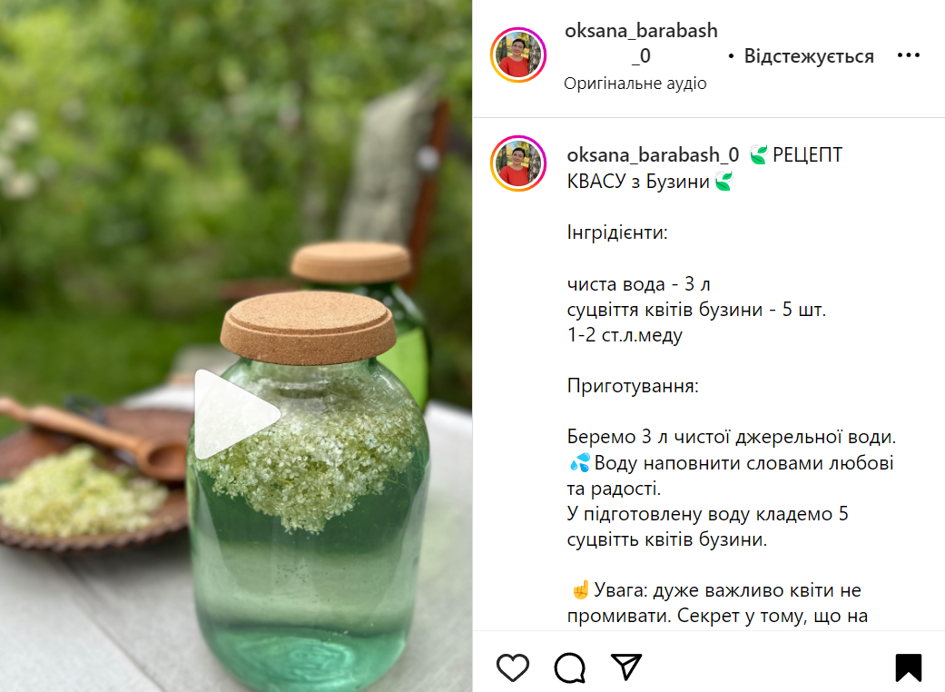 Elderberry kvass recipe for a 3 liter jar
