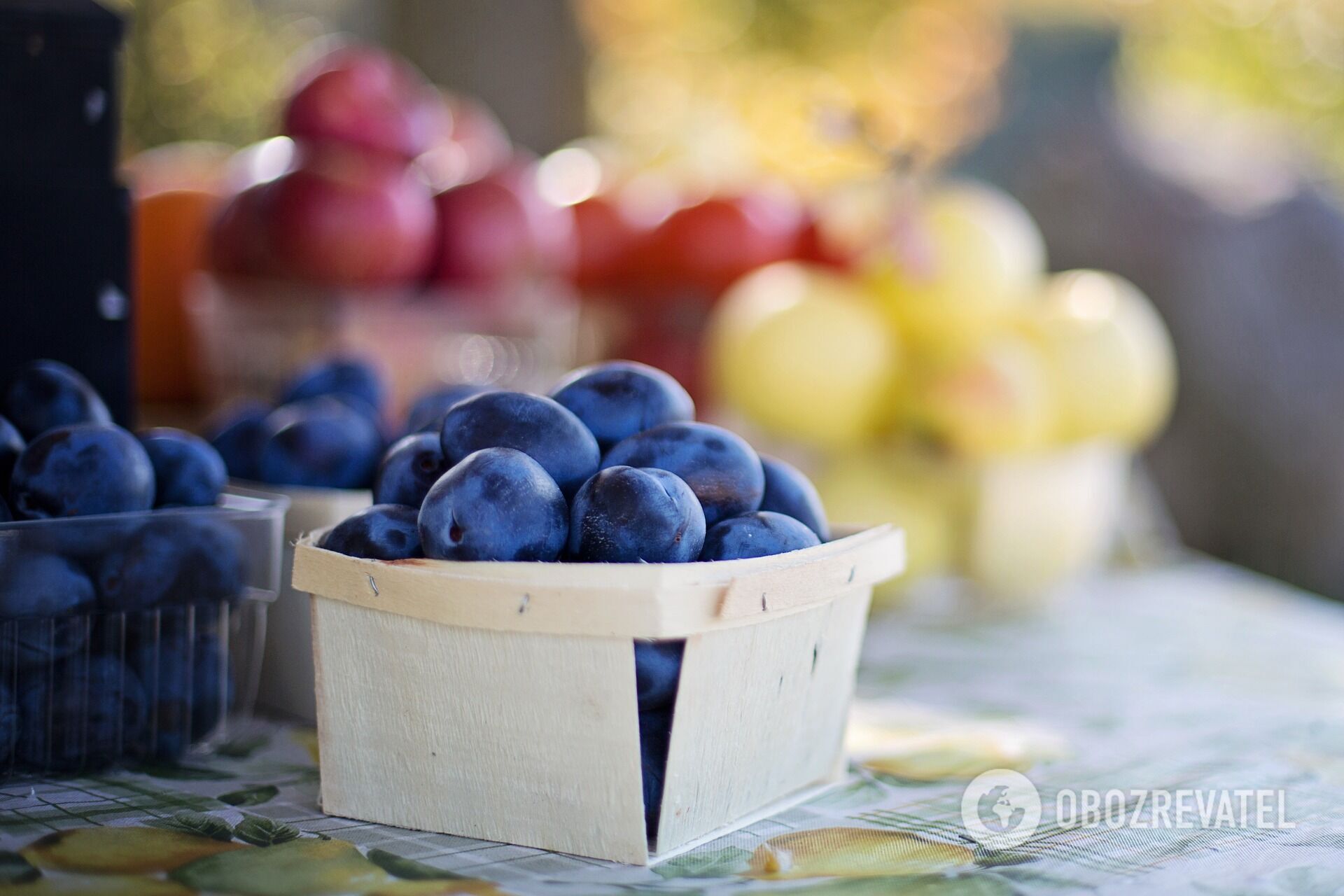 Plums for ketchup