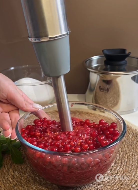 Delicious red currant and mint jam for the winter: made from just three ingredients