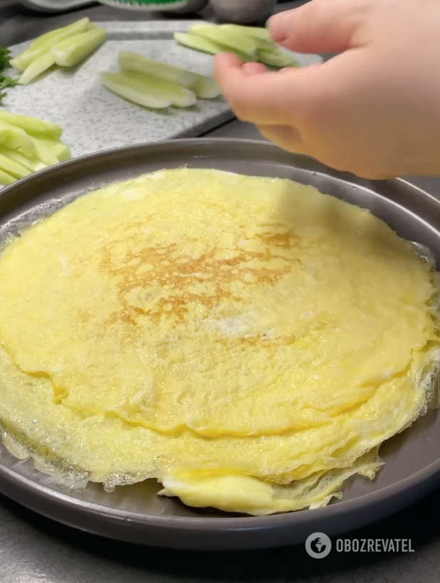 Egg pancakes