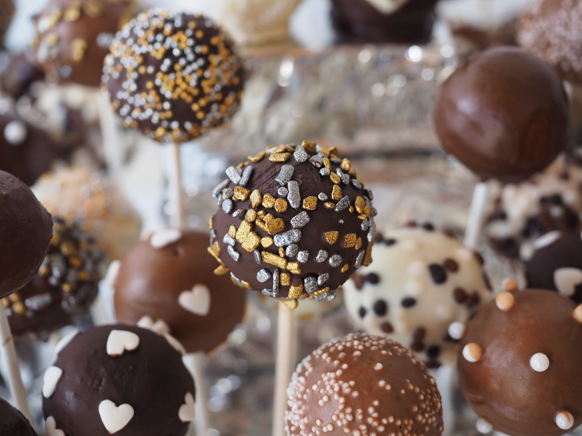 Homemade cake pops