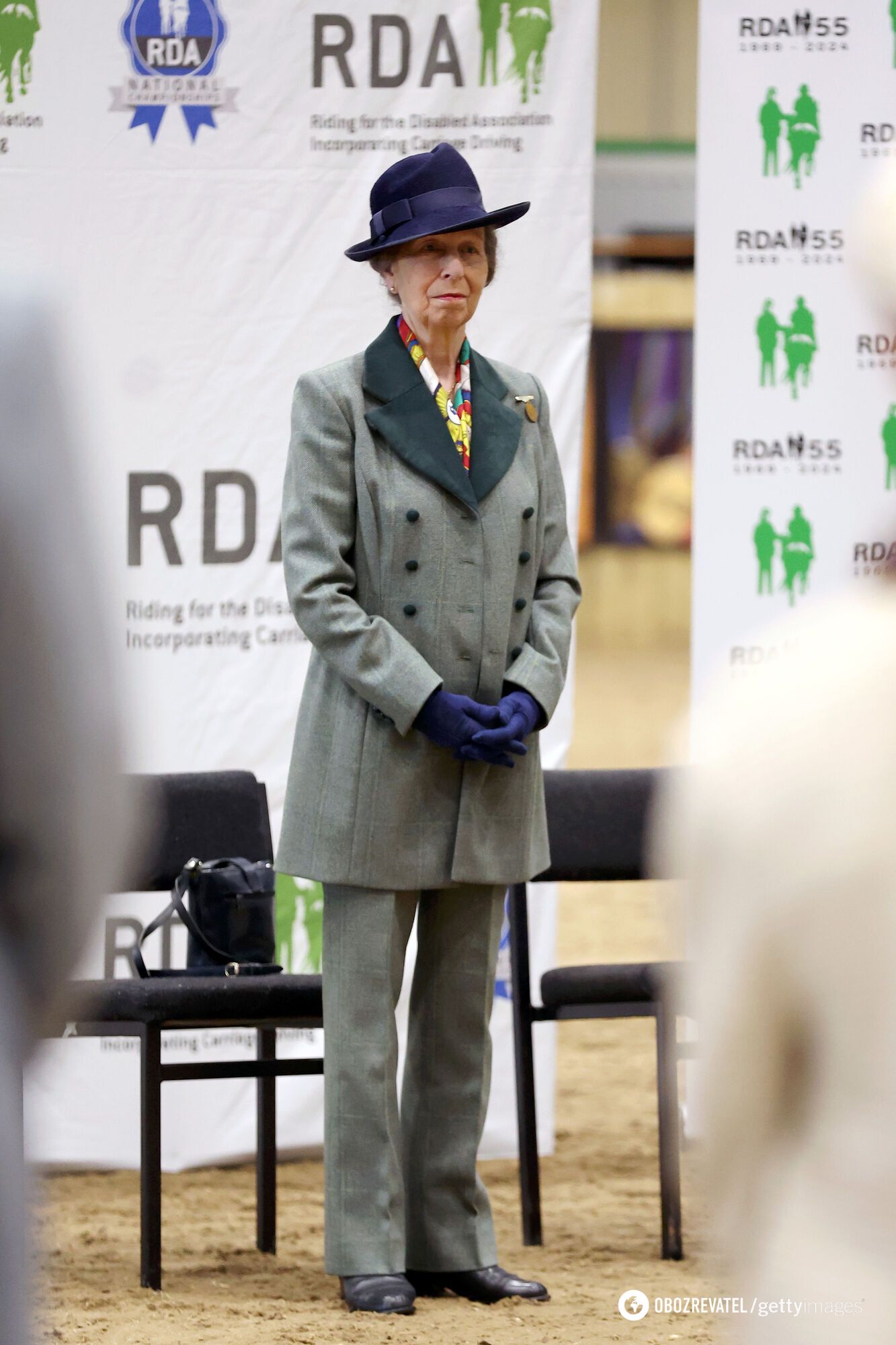 The horse hit her on the head. Princess Anne makes her first public appearance after hospitalization