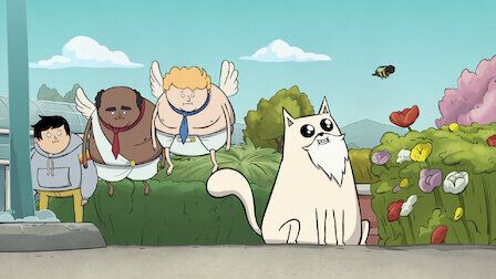 God is a cat: bizzare animated series Exploding Kittens released on Netflix