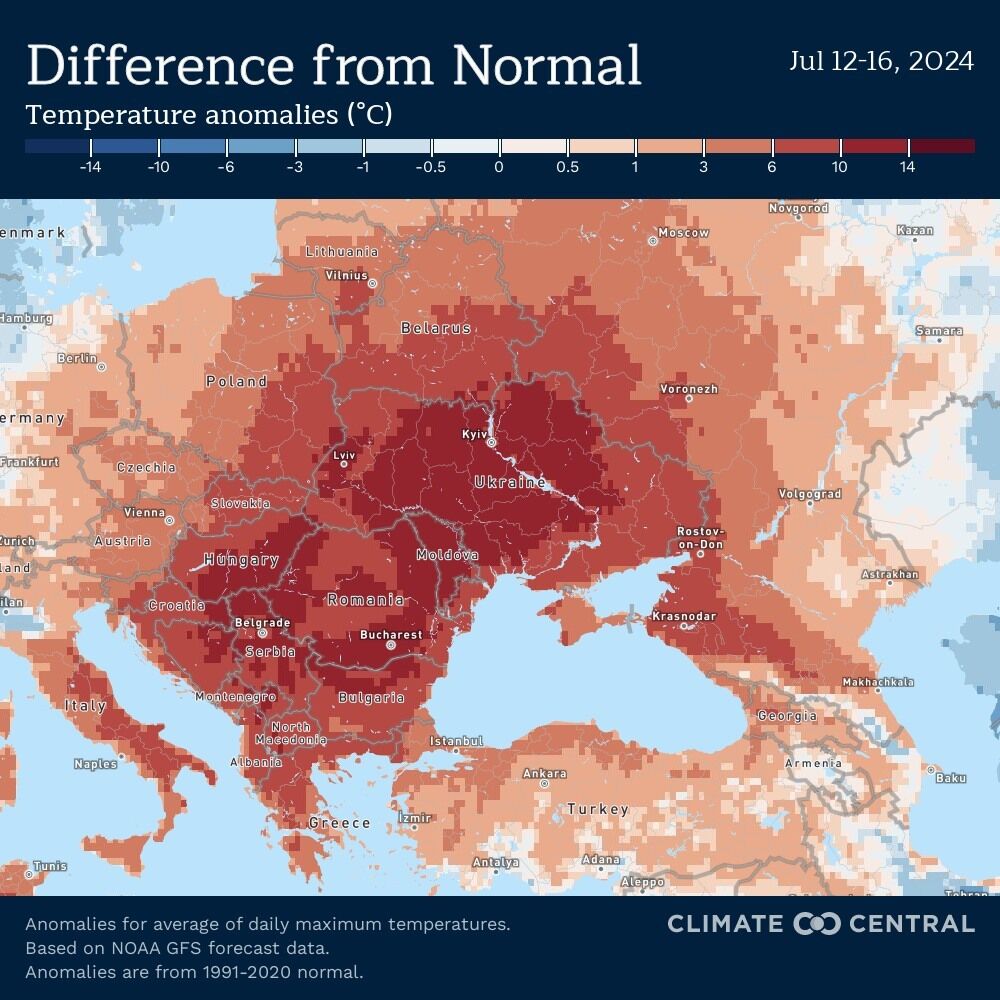 Why Ukraine is in the grip of an abnormal heatwave: weather forecasters explain