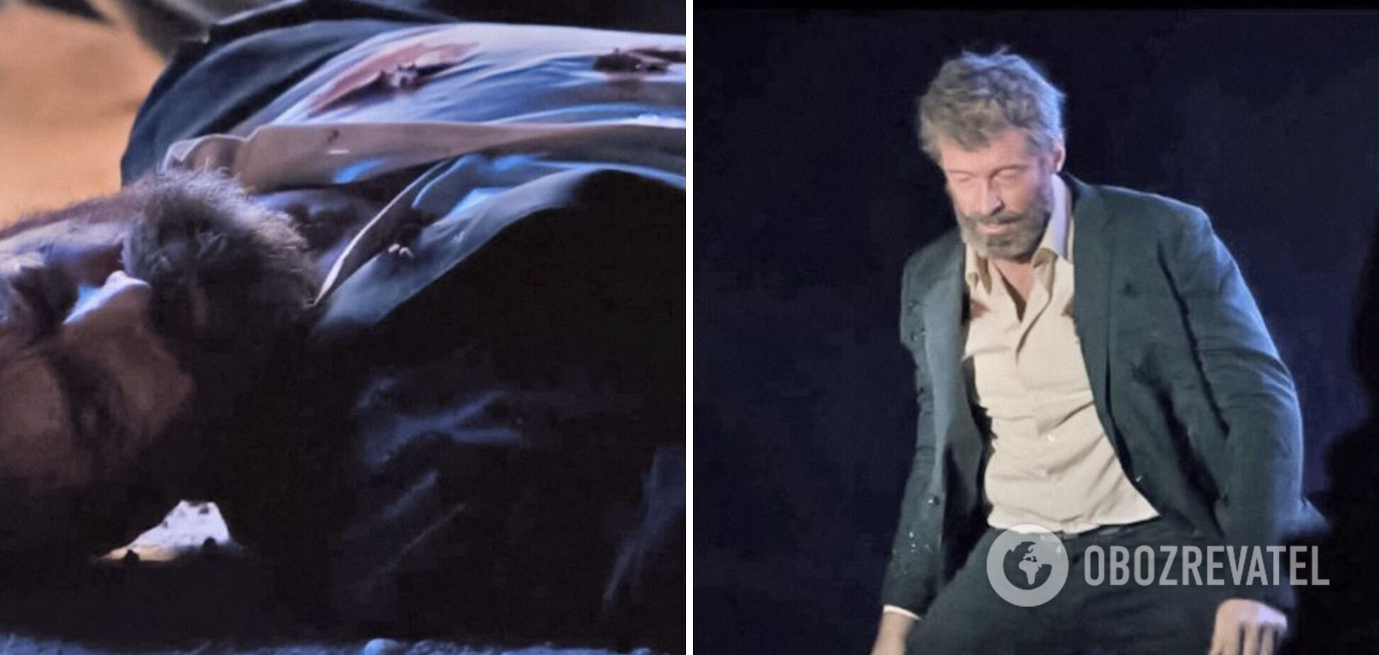 In the movie Logan, the shirt was changed.