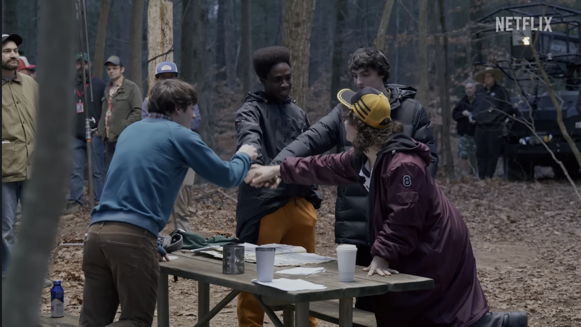 Netflix has shown the first footage from the new season of ''Stranger Things''