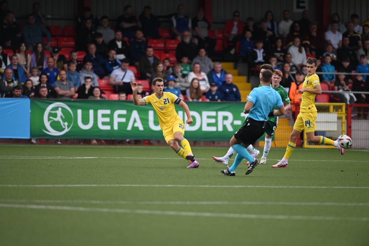 Shevchenko's son made his debut for Ukraine at Euro 2024: how the U-19 team played in the opening match