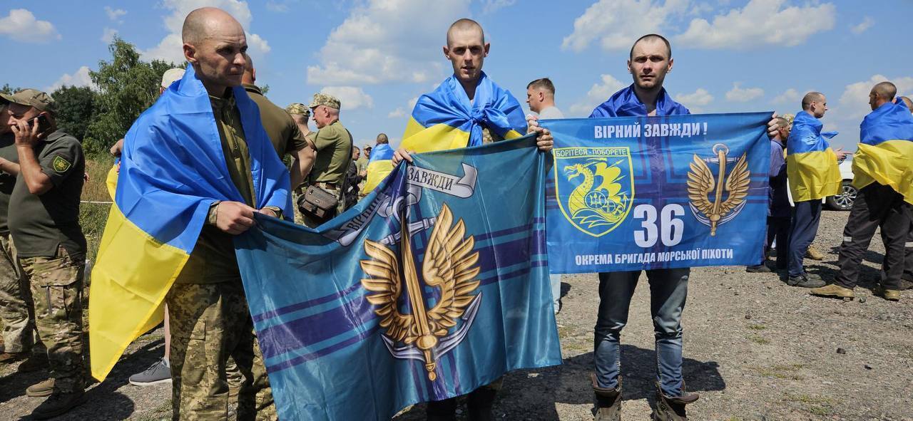 Another 95 Ukrainian defenders returned to Ukraine from Russian captivity: the exchange was carried out with the mediation of the UAE. Photo