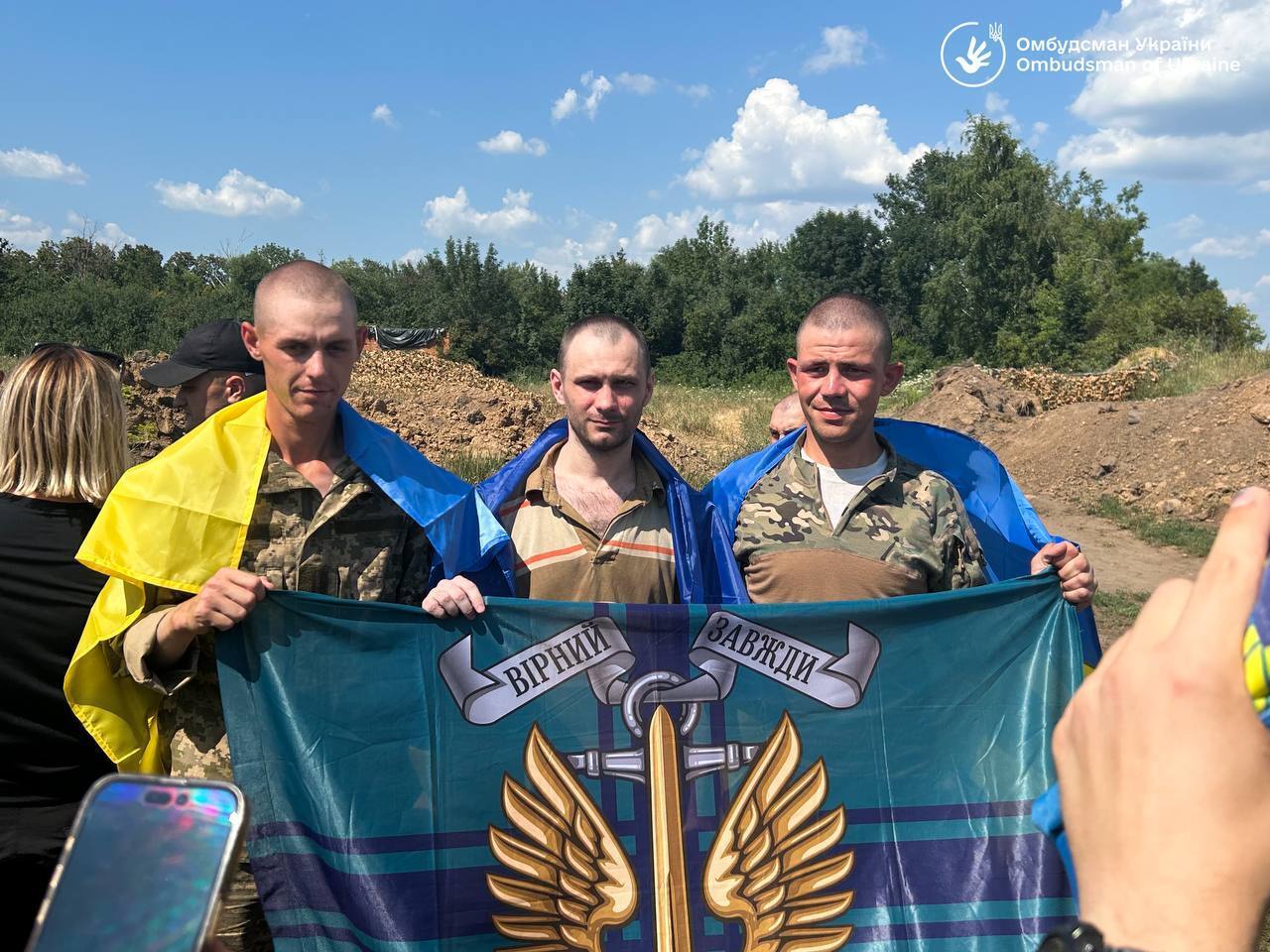 Another 95 Ukrainian defenders returned to Ukraine from Russian captivity: the exchange was carried out with the mediation of the UAE. Photo