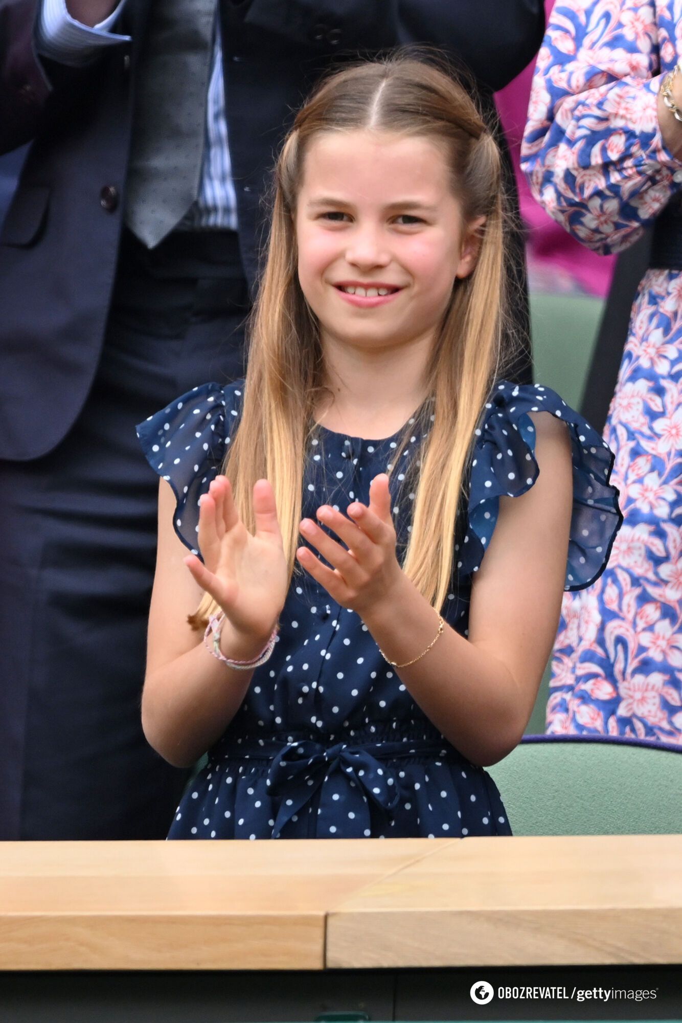 A bracelet with a hidden meaning was spotted on Princess Charlotte's hand. Photo