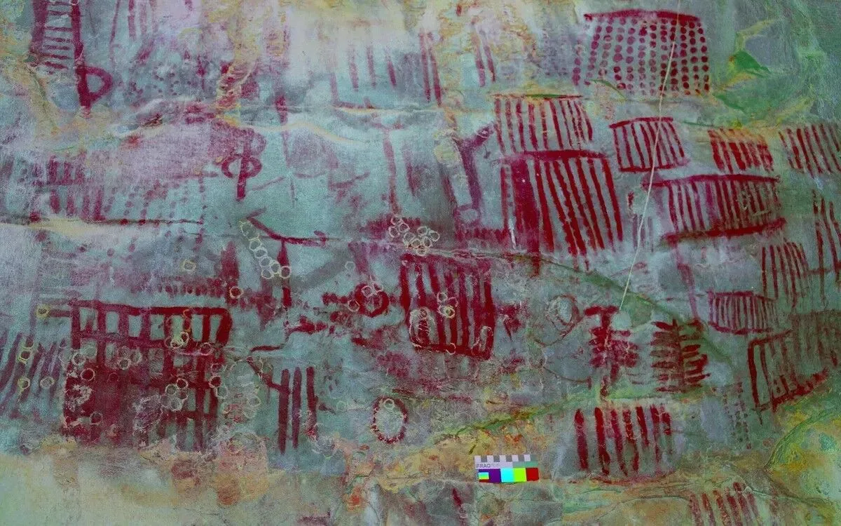 4000-year-old rock paintings. Unique art of a previously unknown culture found in Venezuela