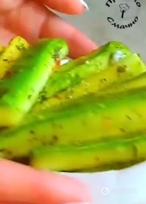 How to marinate zucchini deliciously in a hurry: you can eat in 20 minutes