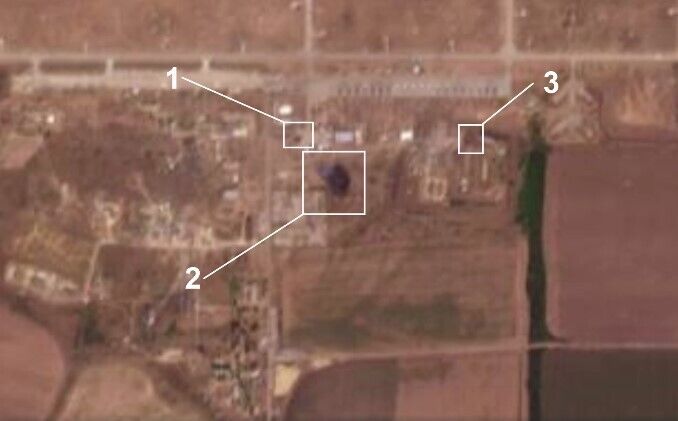 There were three fires: satellite photos of the aftermath of the strike on the Russian airfield Millerovo