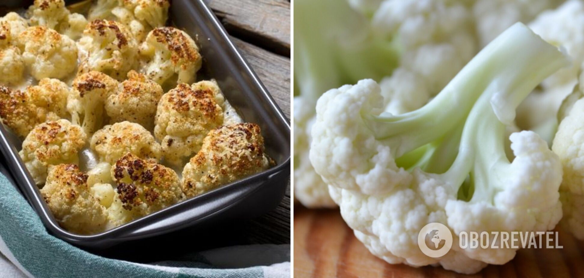 Cauliflower from which you can make pancakes