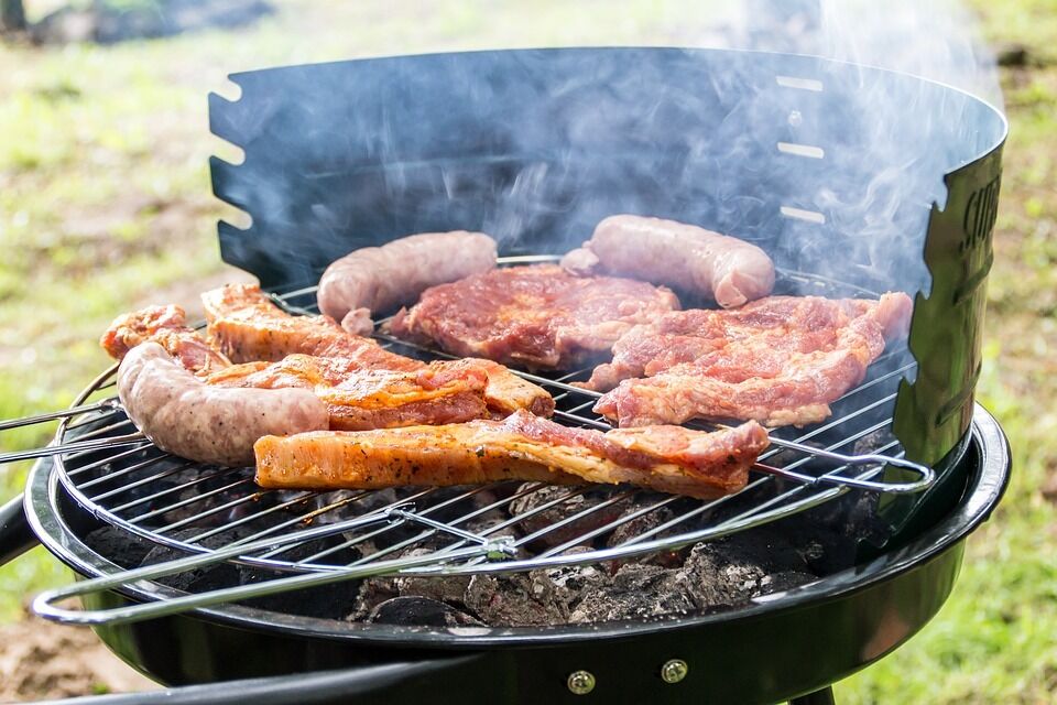 You can enhance the flavor of meat by using different fire roasting techniques