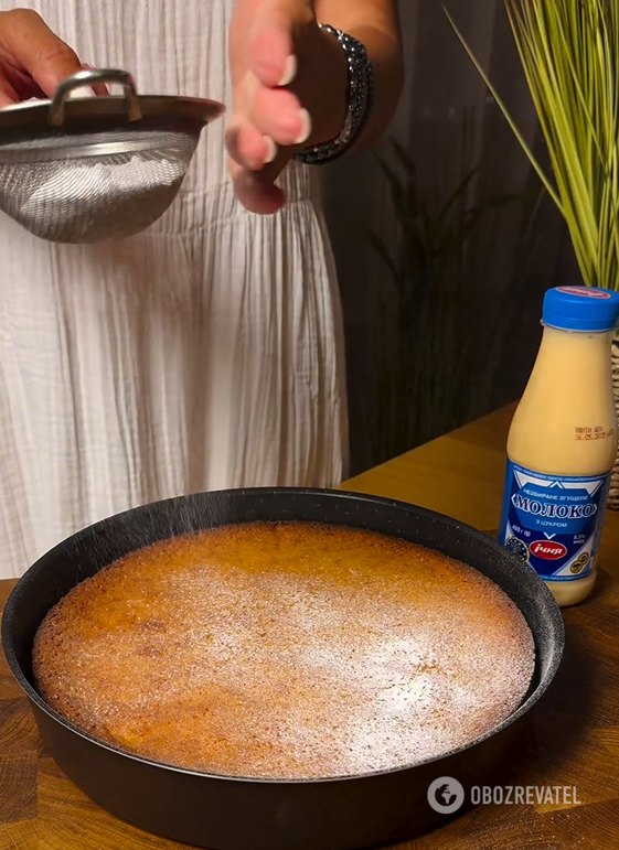 Basic coconut cake for tea: you only need 5 ingredients