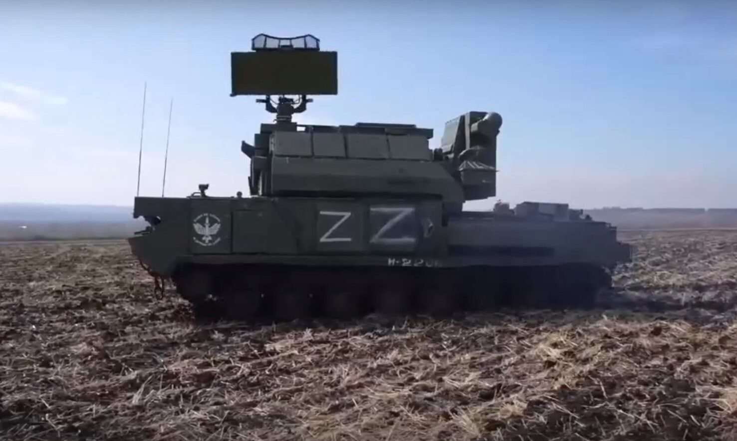 Ukrainian guerrillas have tracked down a Russian Federation's ''Tor-M2'' air defense system in the occupied Donetsk region. Photo