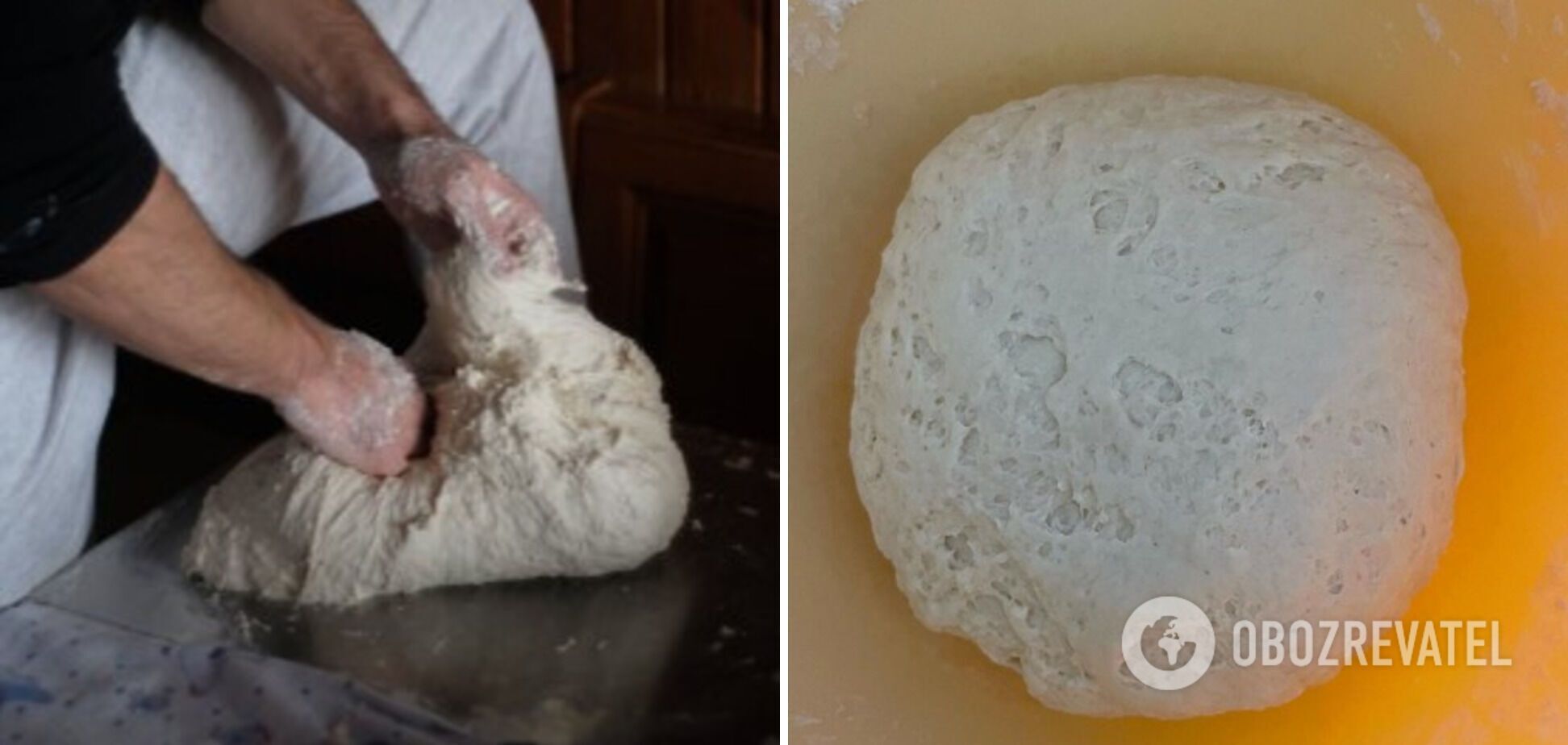 Pizza dough without yeast