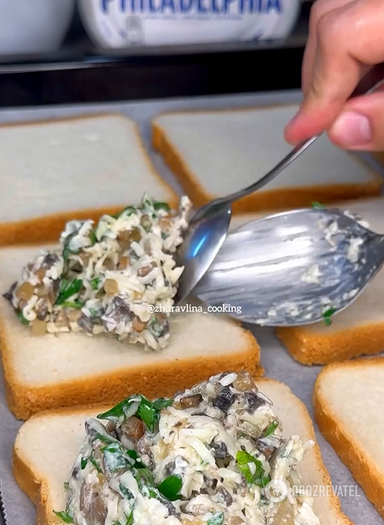 How to make delicious mushroom and cheese sandwiches: a budget snack option