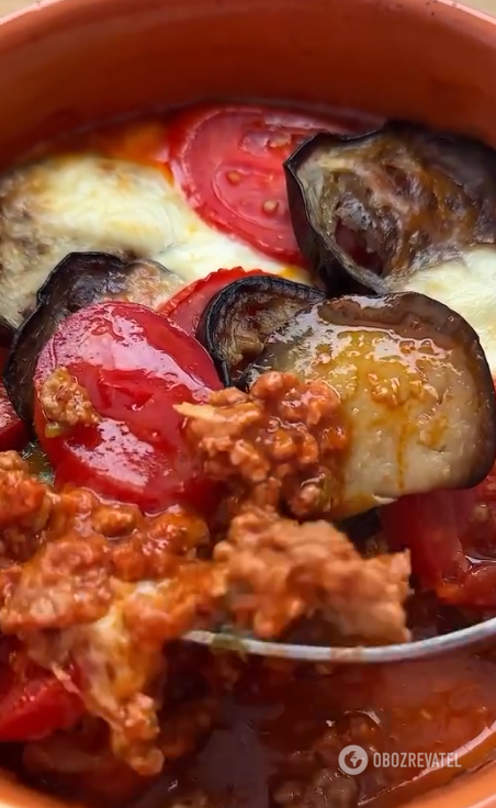 How to cook eggplant for dinner: a variant of a dish with minced meat