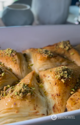 Filo baklava: how to make a delicious dessert in minutes