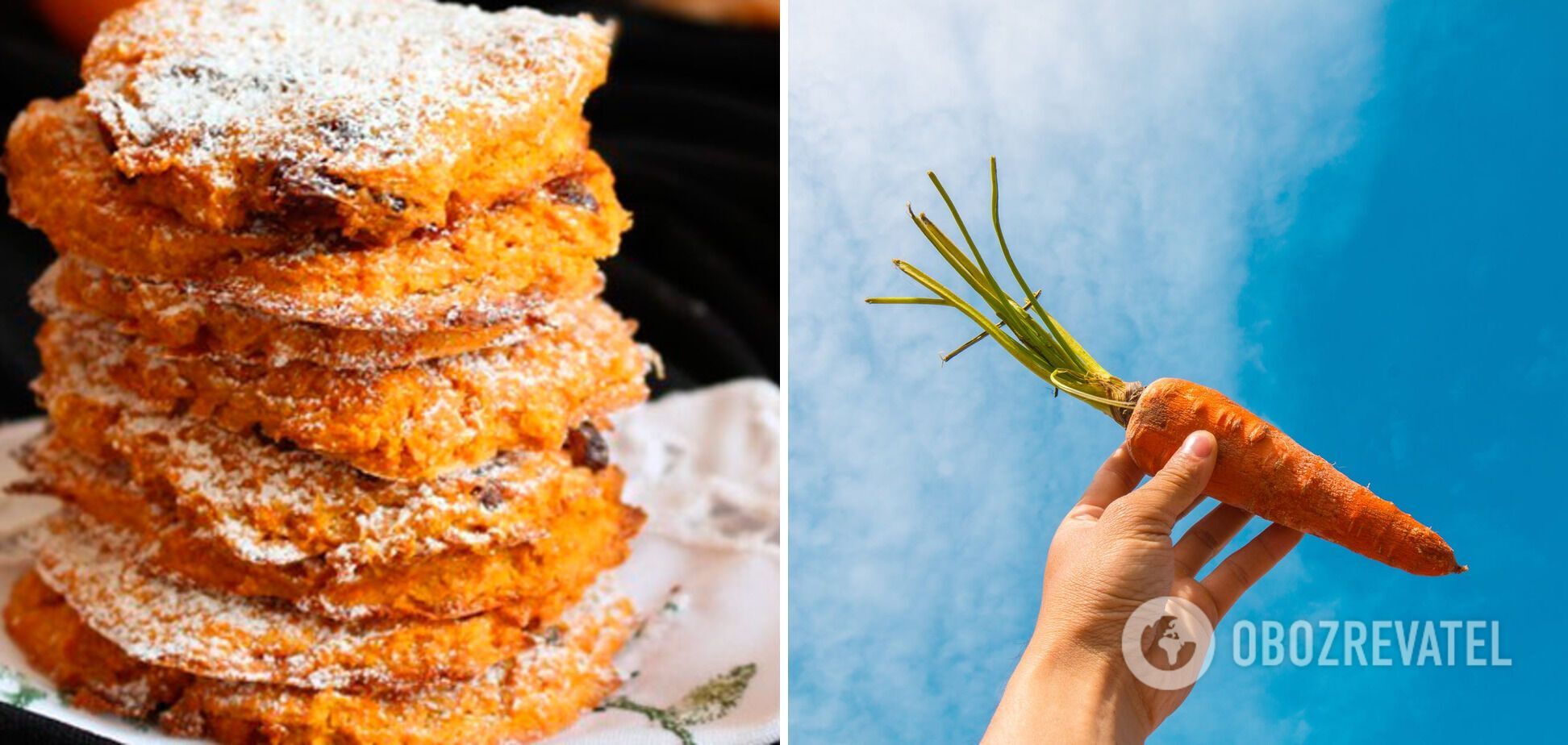 Delicious carrot cookies