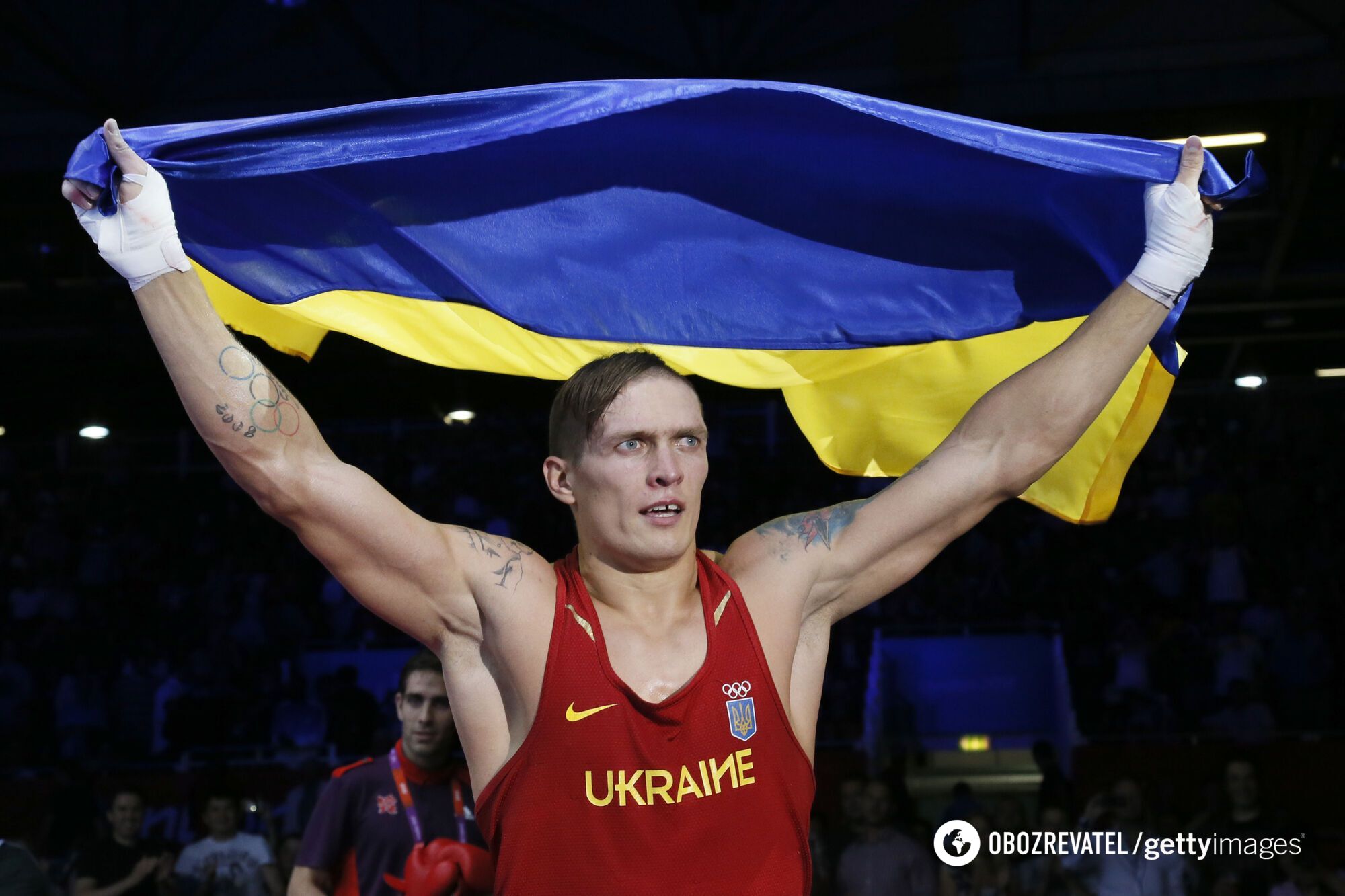 Oleksandr Usyk at the London Olympics