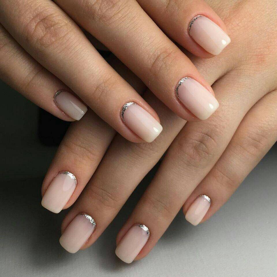 French manicure, but in reverse. 6 nail ideas for those who love originality