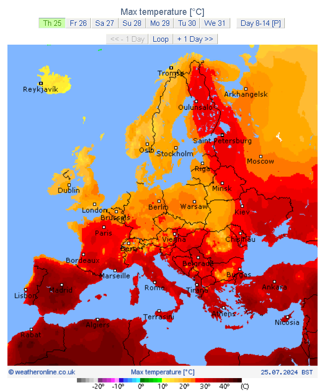 Tourists traveling to Europe have been warned of a hellish heat wave: the temperature will rise to +46°C