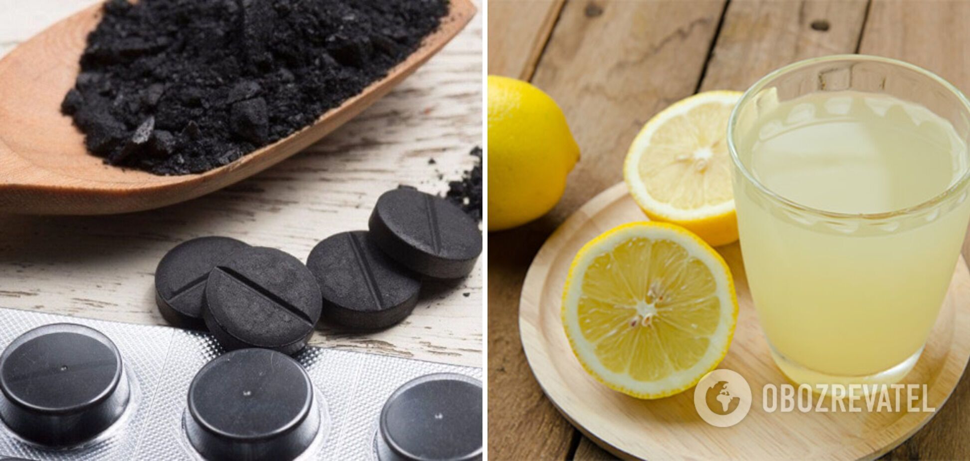 Activated charcoal and lemon juice - eliminate unpleasant odors from the refrigerator