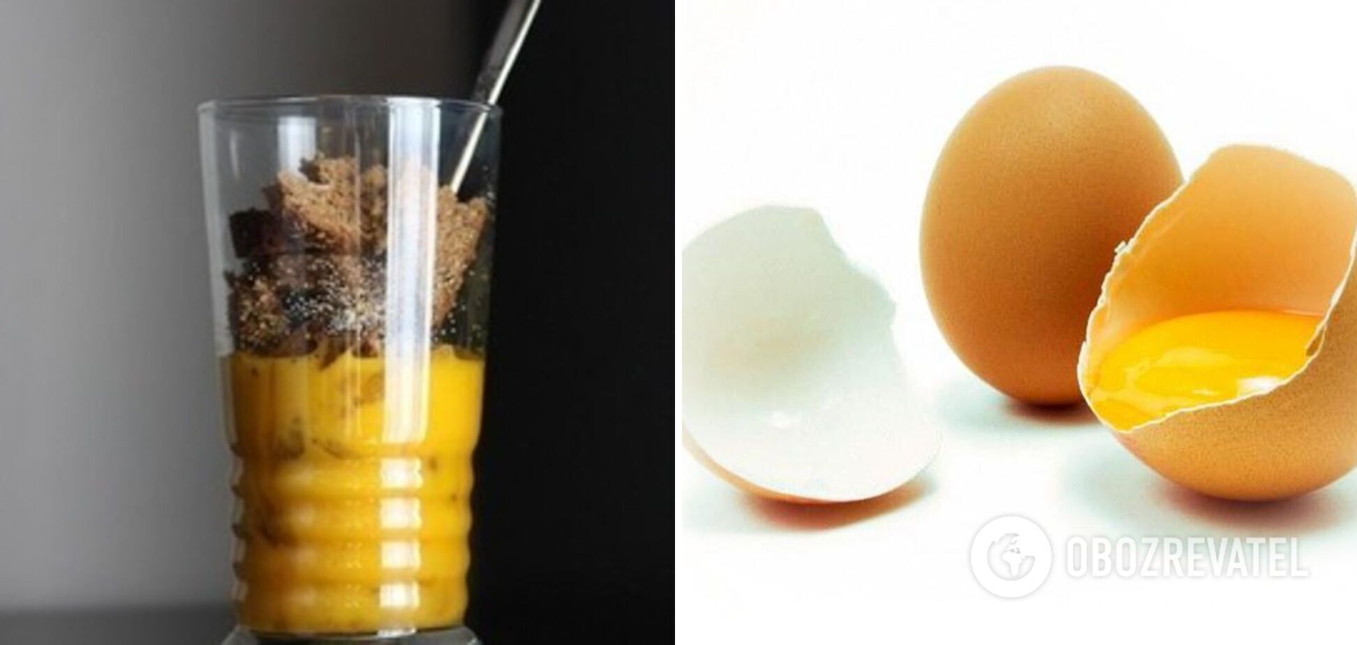 Raw egg dessert