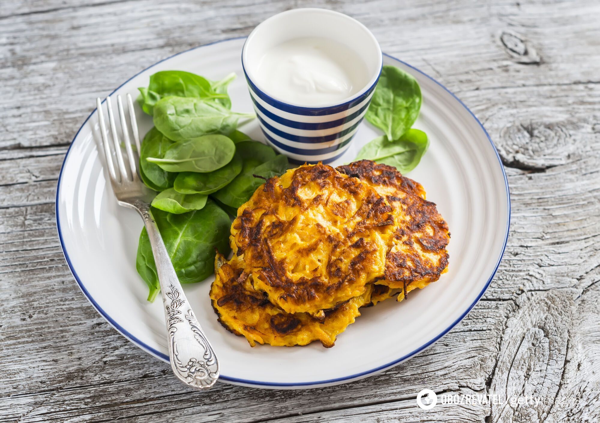 Zucchini pancakes with meat