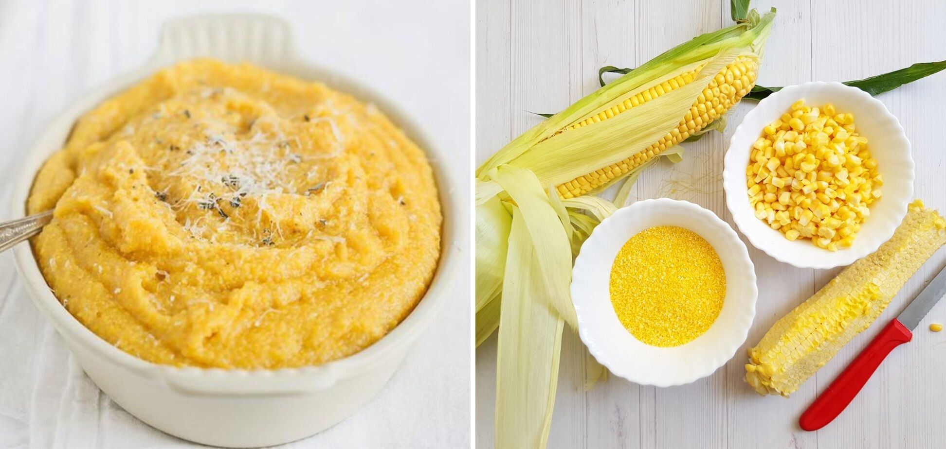 Corn grits that do not need to be rinsed